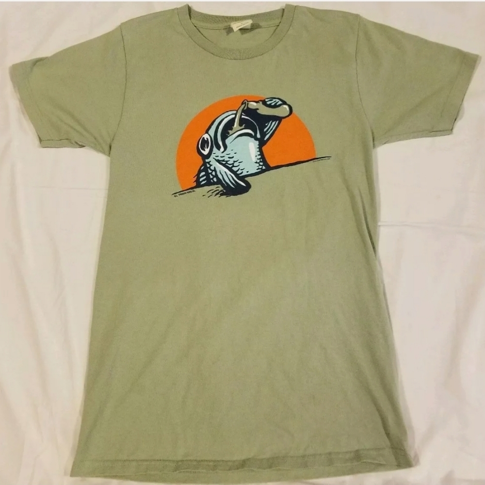 Spx drink like a fish organic‎ Cotton Adult shirt
